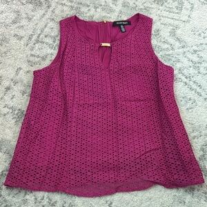 Ellen Tracy Women's Pink Sleeveless Top